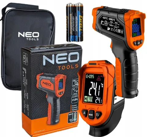 NEO PIROMETR MIERNIK TEMPERATUR zakres -50 do +880st 75-276