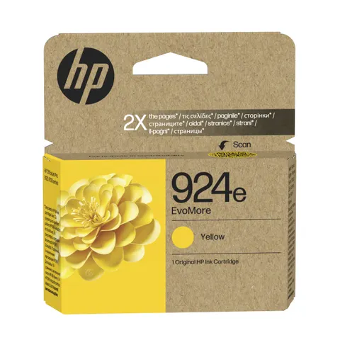 Tusz HP 924 - żółty, 10 ml