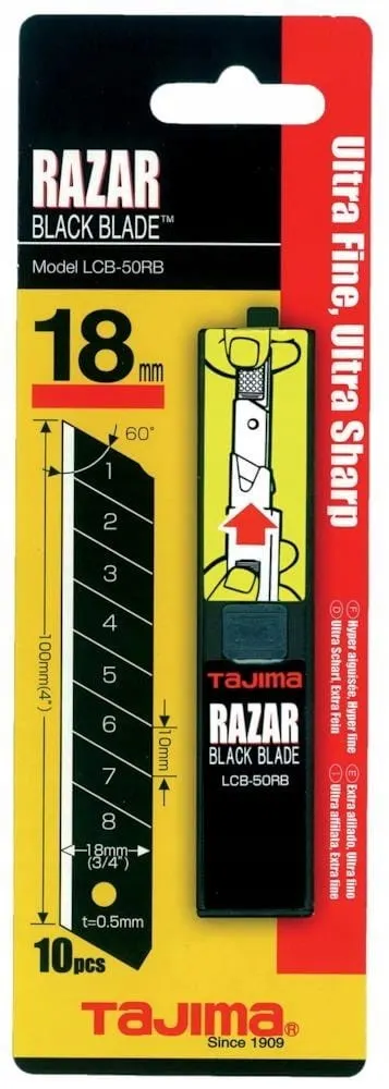 Razar Black Tajima Ostrza łamane 18 mm LCB50RBC/K1