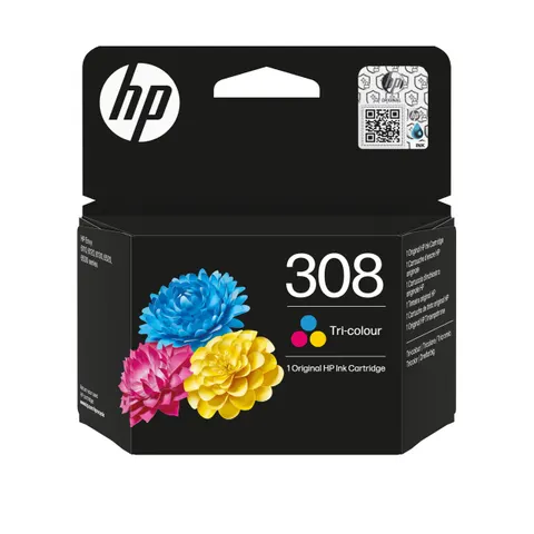 Tusz HP 308 - cyan, magenta, żółty