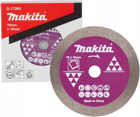 MAKITA TARCZA TNĄCA DO PŁYTEK GRESU DIAMENTOWA 76x10mm D-77263 DMC300