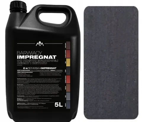 IMPREGNAT FARBA KOSTKI BRUKOWEJ BETONU 5l ANTRACYT HYDROFOBOWY ORYGINALNY