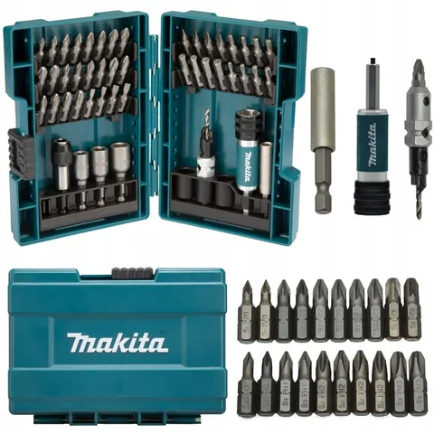 Zestaw bitów i kluczy nasadowych Makita D-73461 47 szt.