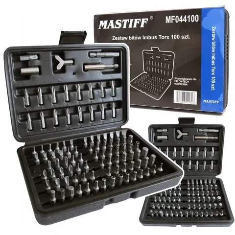 Zestaw bitów Mastiff MF044100 100 sztuk