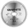 Tarcza do pilarki zagłębiarki widiowa 165x20 mm 60 zębów 55H689 GRAPHITE