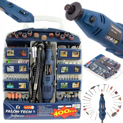 Falon-Tech Miniszlifierka 270W FREZARKA 400 akcesoriów