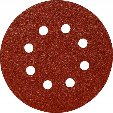 FALON TECH 1x Krążek ścierny na rzep 125mm P80
