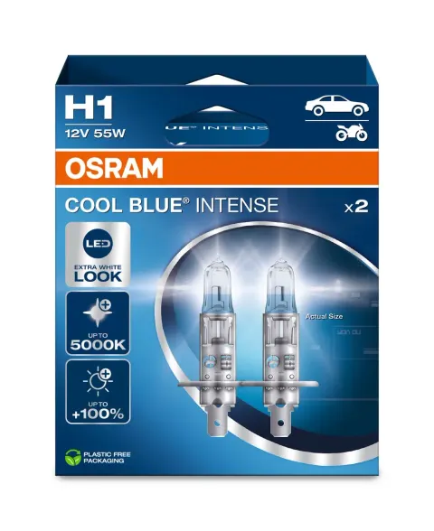 Osram żarówka H1 12V 55W Cool Blue Intense 2szt