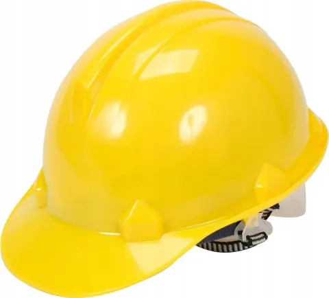 Hełm Kask Ochronny BHP Budowlany Żółty