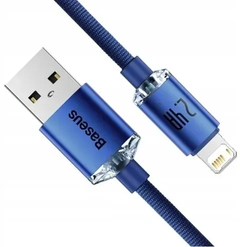 Kabel USB - Lightning do Apple iPhone iPad AirPods 1.2m 2.4A Baseus