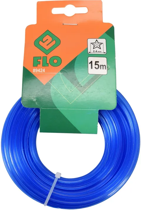 Żyłka tnąca Flo 89424 2,4mm 15m gwiazdka