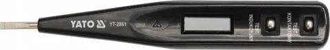Próbnik napięcia 12-250V LCD YATO YT-2861