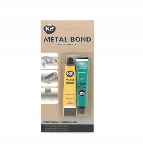 K2 Metal Bond - Dwuskładnikowy Klej do Metalu