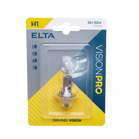 Żarówka ELTA Vision Pro H1 12V 55W P14,5s