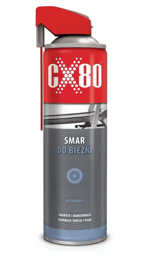 CX80 Profesjonalny Smar Silikonowy do Bieżni 500ml aplikator CX-80
