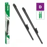 Wycieraczki Samochodowe LUCAS Airflex | Zestaw 20" + 20" | Adapter D