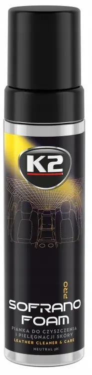 Środek do czyszczenia skóry K2 SOFRANO 200ml pianowniczka pianka neutral PH