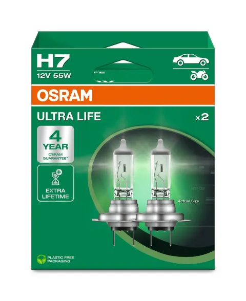 Żarówki Osram Ultra Life H7 55 W 2 szt.