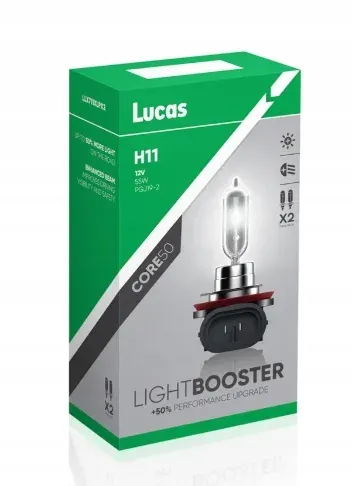 Żarówki LUCAS Light Booster Core +50% H11 12V 55W