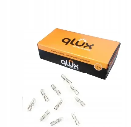 QLUX Żarówki 12V T5 1,2W Zegary 10 szt