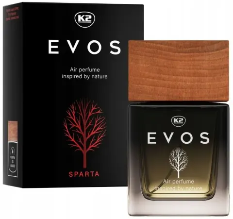 K2 EVOS SPARTA PERFUMY do samochodu 50ml Rodzina zapachu: SZYPROWA