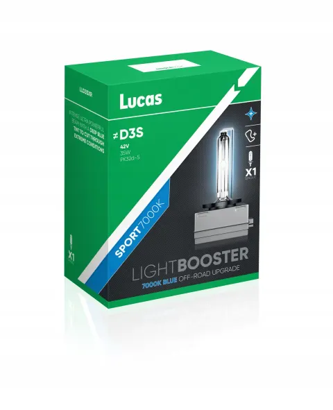 LUCAS Light Booster Sport Xenon D3S 7000K