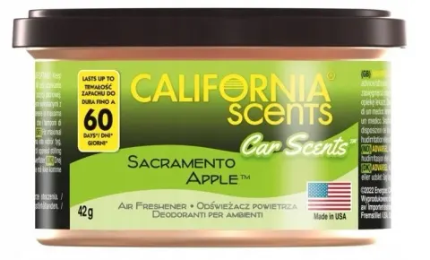 Zapach California Scents Car SACRAMENTO APPLE