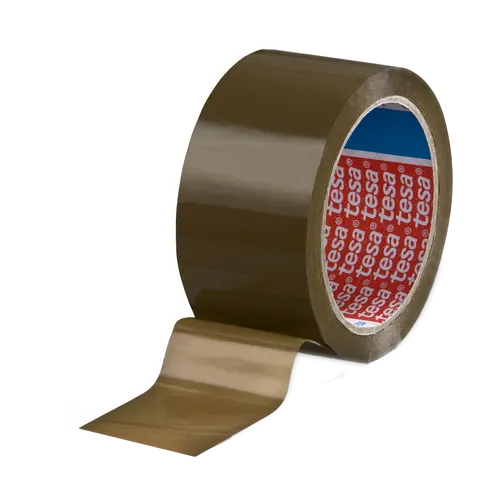 TAŚMA PAKOWA TESAPACK STANDARD SOLVENT 66M x 48MM BRĄZOWA