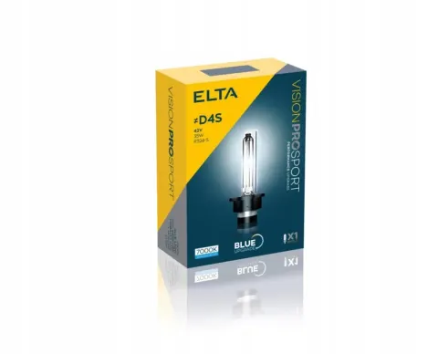 Żarnik ksenonowy D4S Sport 7000K 42V 35W P32d-5, 1 szt., off-road – ELTA VisionPRO