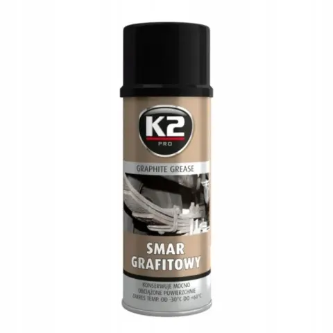 K2 SMAR GRAFITOWY 400 ml konserwuje mocne obciążone powierzchnie