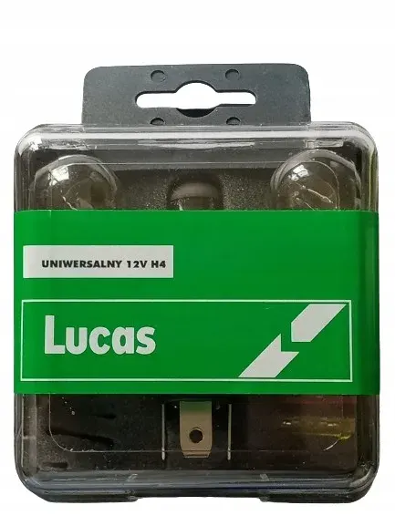 H4 LUCAS Zestaw Żarówek Zapasowych Serwisowych 8 Elementów