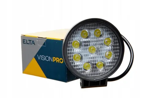 ELTA Lampa Robocza Halogen 9 LED 27W 12/24V