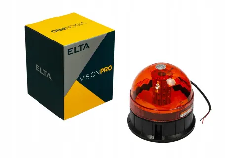 Lampa ostrzegawcza kogut LED 40 SMD 12/24V na śruby, 3 tryby, R65 – ELTA EB8021