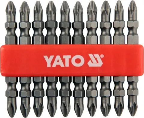 Końcówki wkrętakowe dwustronne ph2x65 mm, kpl. 10
