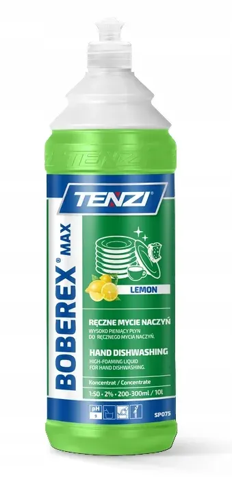 TENZI BOBEREX MAX LEMON 1L. Płyn Do Mycia Naczyń