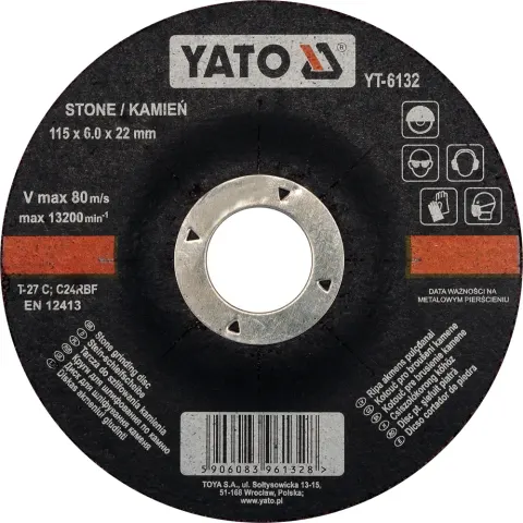 Yato Tarcza Wyp. do Szlif. Kamienia 115X6,0