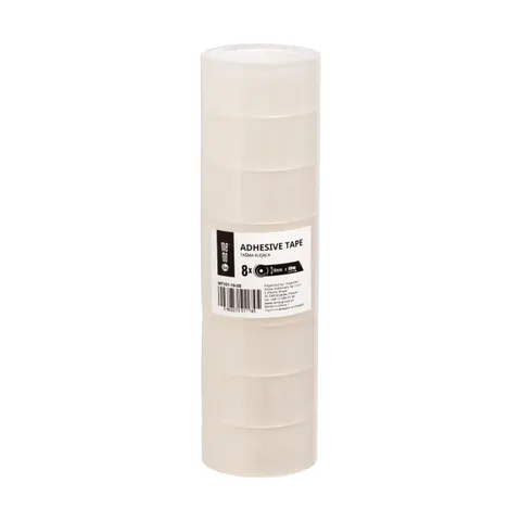 Taśma klejąca MemoBe 18mm x 10m , 8 sztsłupek