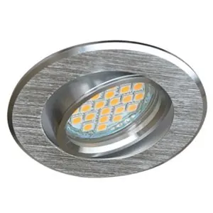 Oprawa okrągła ruchoma aluminiowa, kolor srebrny