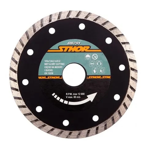 Tarcza diamentowa TURBO 125mm STHOR 08791