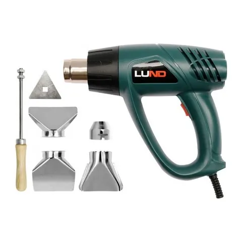 Opalarka 2000W + akcesoria walizka dwa biegi LUND 79325