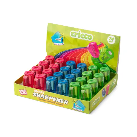 Temperówka mini smart Cricco z pojemnikiem