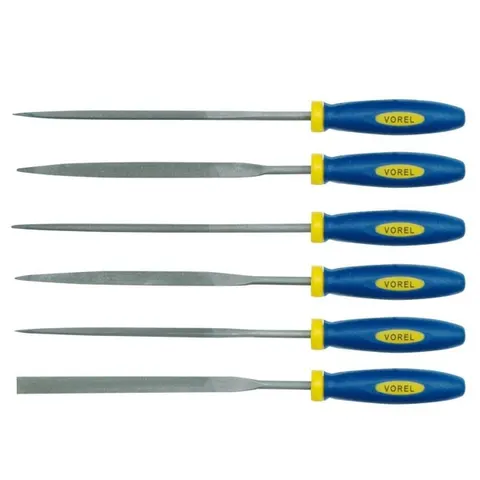 Pilniki do metalu 160mm kpl. 6szt. VOREL 25352