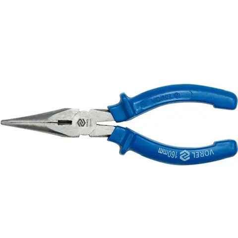 Szczypce wydłużone wygięte 160mm VOREL 40015