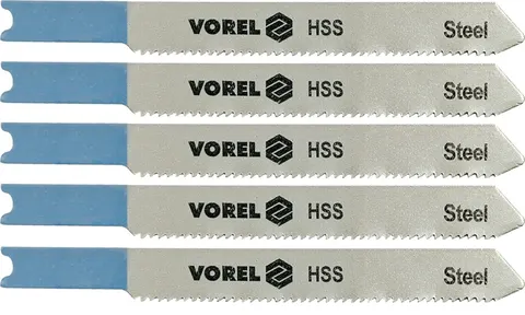 Brzeszczoty do wyrzynarki 5 szt. HSS VOREL 27832