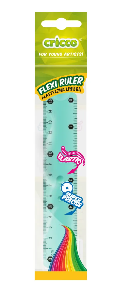 Linijka flexi Cricco 15 cm