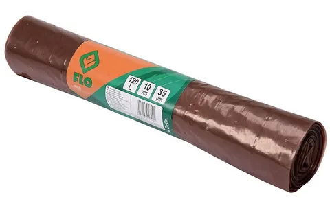 Worki perforowane na trawę odpady ogrodowe 120L 10szt. FLO 09483
