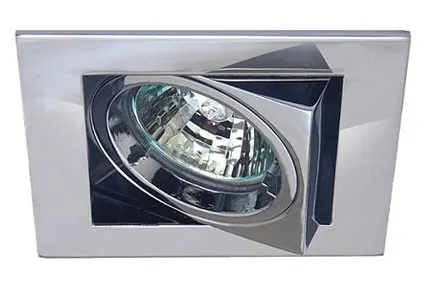 OPRAWA halogenowa kwadratowa ruchoma do LED CHROM