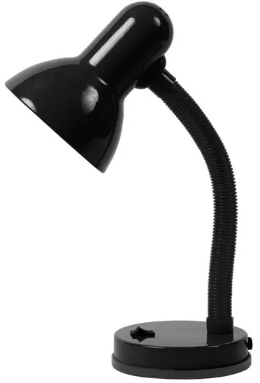 Lampka biurkowa na biurko nocna E27 czarna