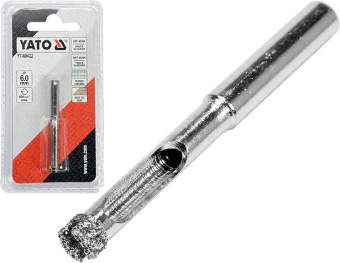 Wiertło koronowe do gresu 6mm YATO YT-60422