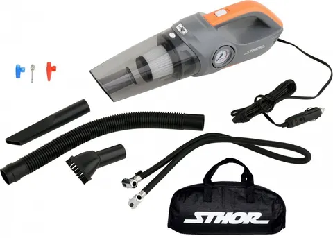 Odkurzacz samochodowy z kompresorem 12V STHOR 82953